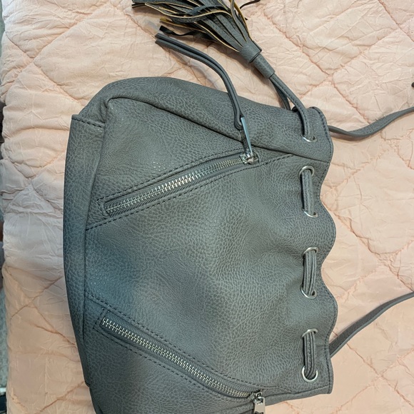 Gray off the shoulder purse - Picture 2 of 8